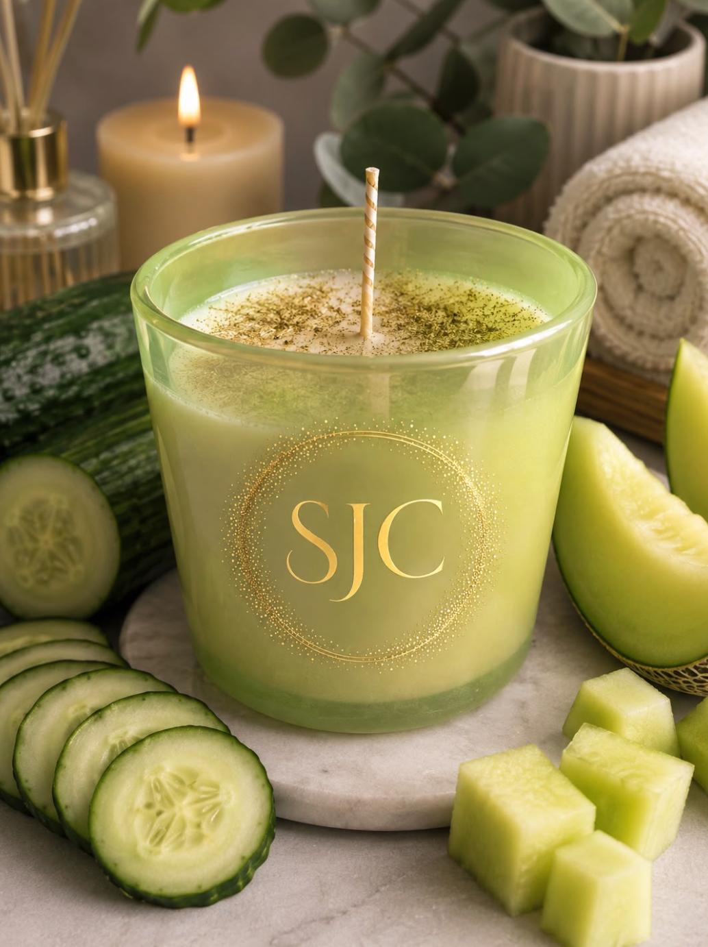 Melon & Cucumber by SJC Home Fragrance